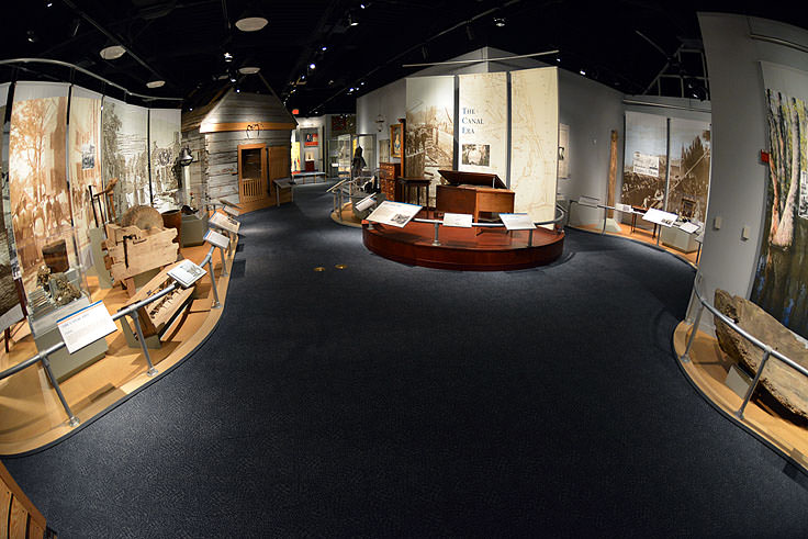 Exhibits at the Museum of the Albemarle in Elizabeth City, NC