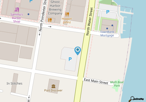 Brew House Historic downtown Apartment map location