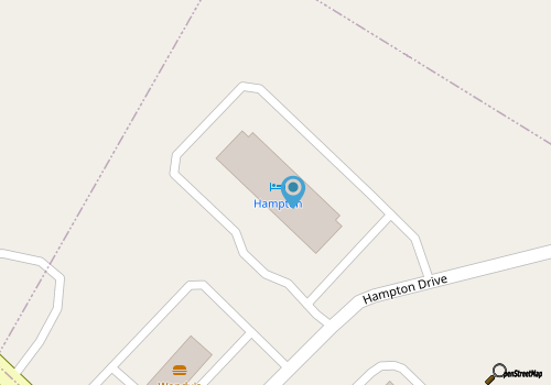 Hampton Inn Edenton map location