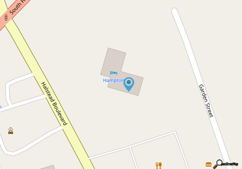 Hampton Inn Elizabeth City map location