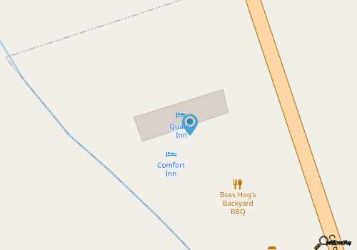 Quality Inn Washington map location