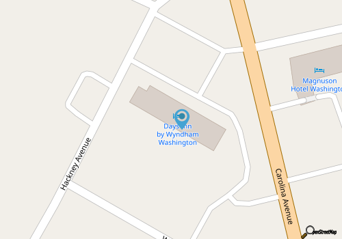 Days Inn Washington map location
