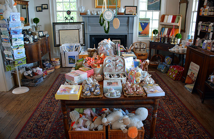 Gift shop at the Barker House in Edenton, NC