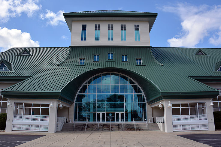 A grand entrance at the Museum of the Albemarle in Elizabeth City, NC