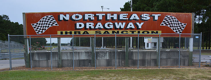 Northeast Dragway outside Hertford, NC