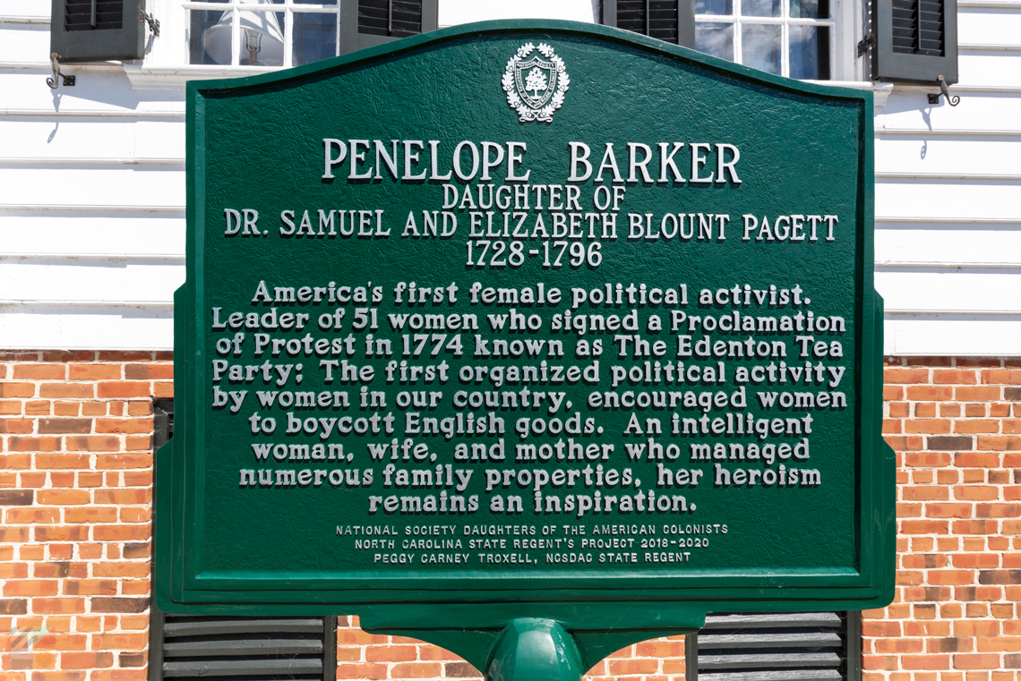 Penelope Barker House Edenton NC